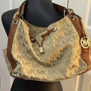 Michael Kors brown satchel‎ Top Handle tote handbag
